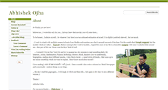 Desktop Screenshot of aojha.in